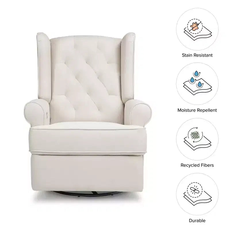 Fauteuil inclinable électronique et planeur pivotant Namesake Harbour avec port USB