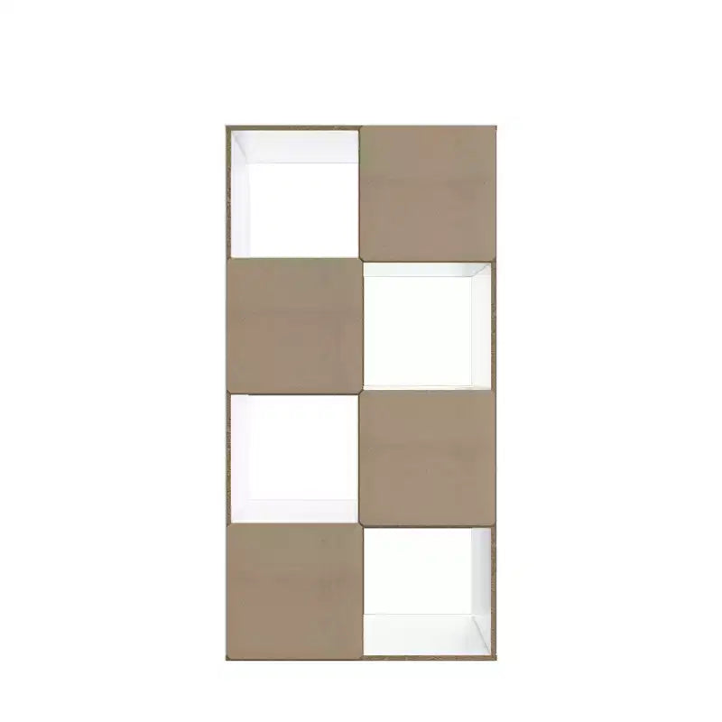 Bibliothèque étagère Homez en bois de 118 cm de haut avec 4 tablettes