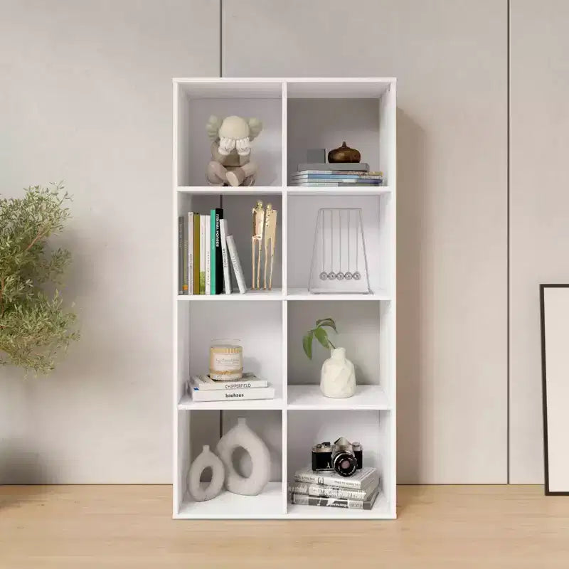 Bibliothèque étagère Homez en bois de 118 cm de haut avec 4 tablettes