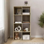 Bibliothèque étagère Homez en bois de 118 cm de haut avec 4 tablettes