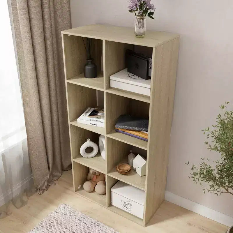 Bibliothèque étagère Homez en bois de 118 cm de haut avec 4 tablettes