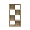 Homez 46.46 in. Tall Wood 4-Shelf Etagere Bookcase