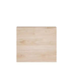 Homez Table d'appoint rectangulaire en bois chêne blanc et naturel de 40 cm avec 1 tiroir