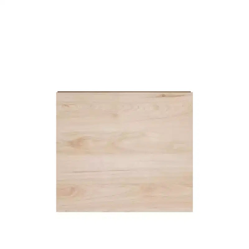 Homez Table d'appoint rectangulaire en bois chêne blanc et naturel de 40 cm avec 1 tiroir