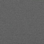 Canapé-chaise Tissu gris foncé (100 % polyester), métal, textilène