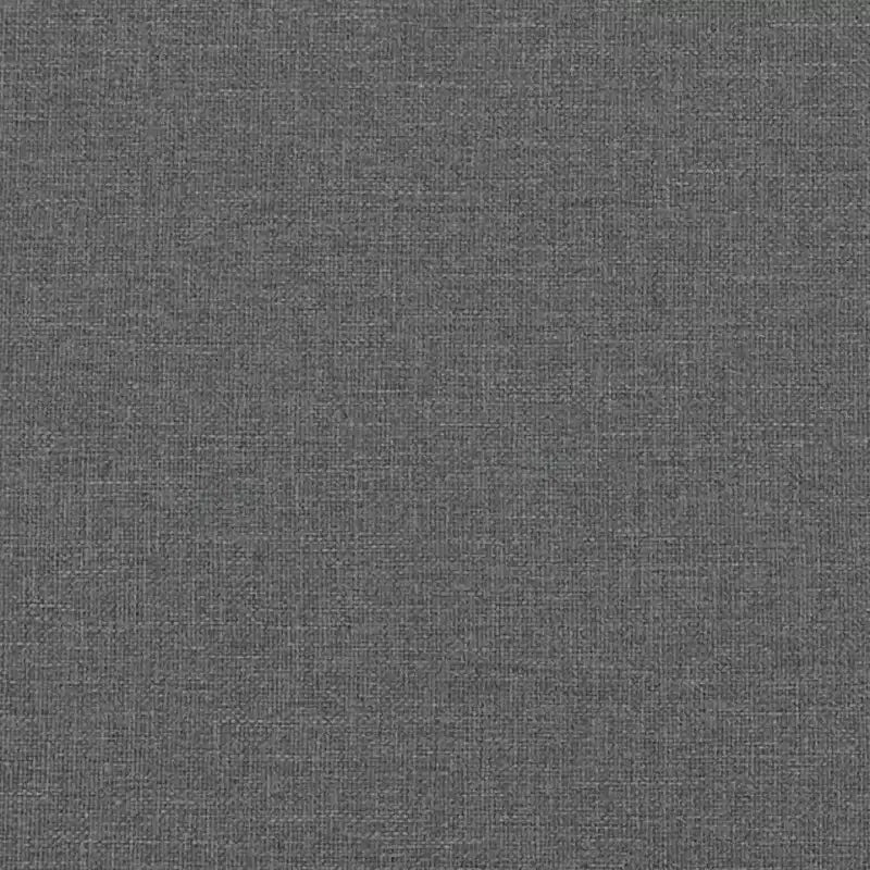 Canapé-chaise Tissu gris foncé (100 % polyester), métal, textilène