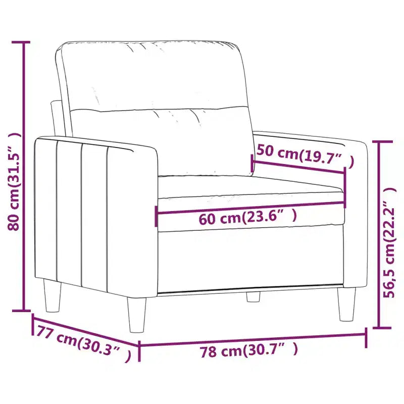 Canapé-chaise Tissu gris foncé (100 % polyester), métal, textilène