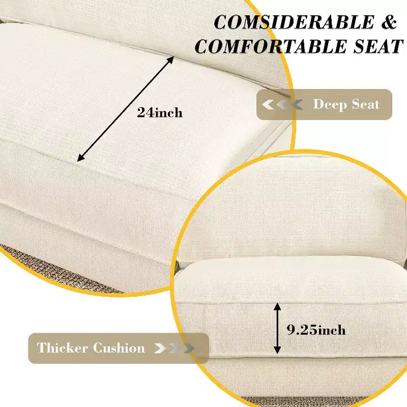 Dyonery 119 Canapé d'angle modulable convertible, en tissu CHENILLE avec assise profonde, assemblage sans outils