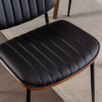 Chaises de salle à manger capitonnées GDFStudio Sera Mid-Century Modern (lot de 2)