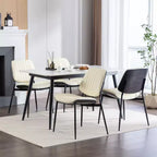 Chaises de salle à manger capitonnées GDFStudio Sera Mid-Century Modern (lot de 2)