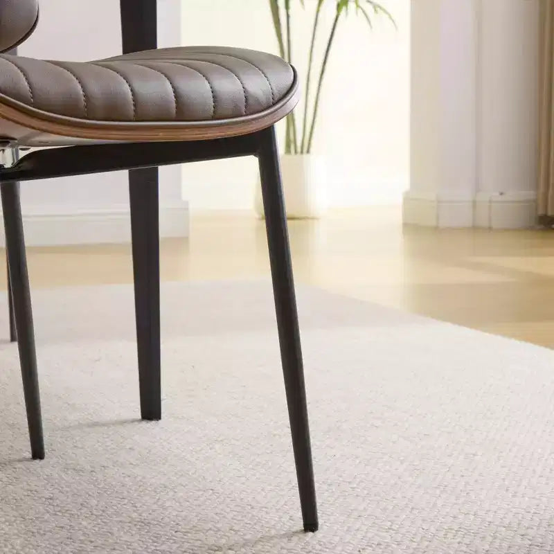 Chaises de salle à manger capitonnées GDFStudio Sera Mid-Century Modern (lot de 2)