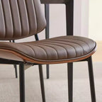 Chaises de salle à manger capitonnées GDFStudio Sera Mid-Century Modern (lot de 2)