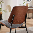 Chaises de salle à manger capitonnées GDFStudio Sera Mid-Century Modern (lot de 2)