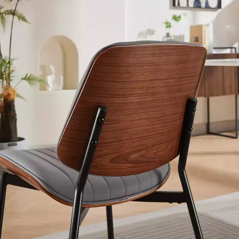 Chaises de salle à manger capitonnées GDFStudio Sera Mid-Century Modern (lot de 2)