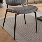 Chaises de salle à manger capitonnées GDFStudio Sera Mid-Century Modern (lot de 2)