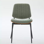 Chaises de salle à manger capitonnées GDFStudio Sera Mid-Century Modern (lot de 2)