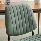 Chaises de salle à manger capitonnées GDFStudio Sera Mid-Century Modern (lot de 2)