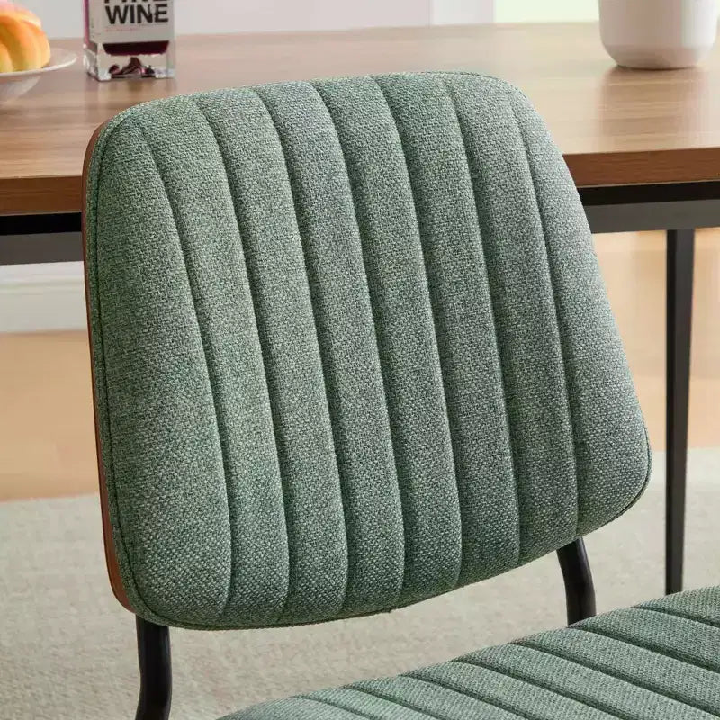 Chaises de salle à manger capitonnées GDFStudio Sera Mid-Century Modern (lot de 2)