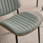 Chaises de salle à manger capitonnées GDFStudio Sera Mid-Century Modern (lot de 2)