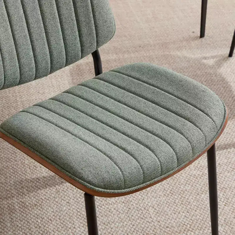 Chaises de salle à manger capitonnées GDFStudio Sera Mid-Century Modern (lot de 2)