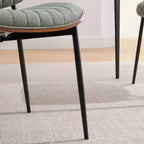 Chaises de salle à manger capitonnées GDFStudio Sera Mid-Century Modern (lot de 2)