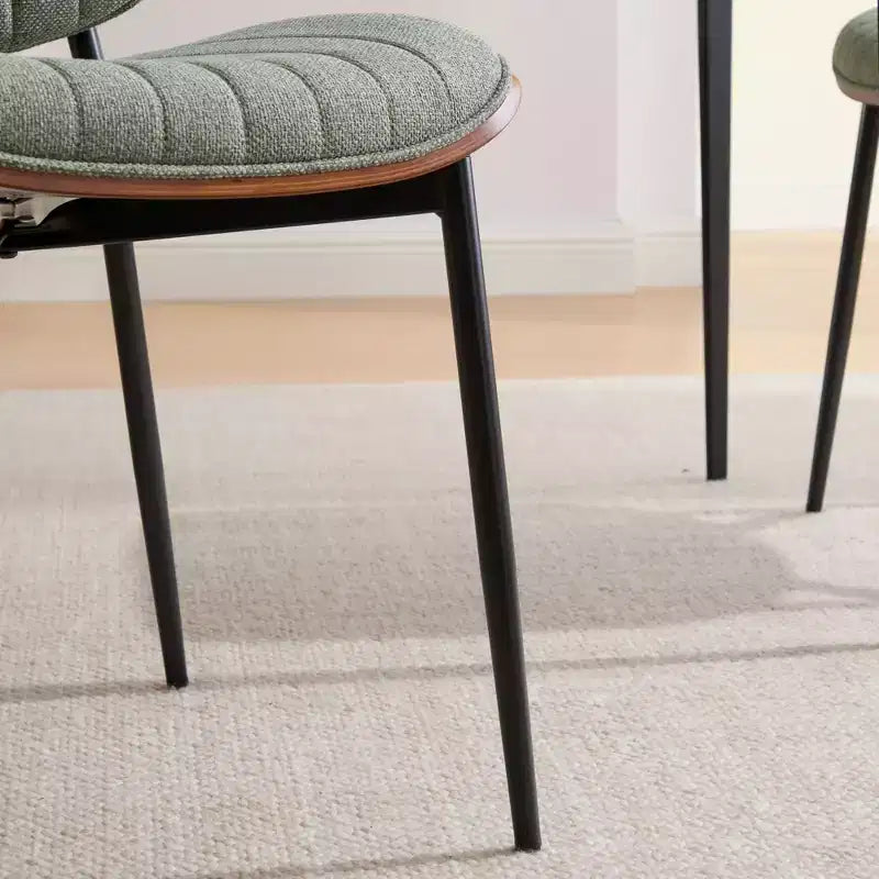 Chaises de salle à manger capitonnées GDFStudio Sera Mid-Century Modern (lot de 2)