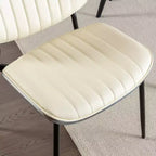 Chaises de salle à manger capitonnées GDFStudio Sera Mid-Century Modern (lot de 2)