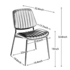 Chaises de salle à manger capitonnées GDFStudio Sera Mid-Century Modern (lot de 2)