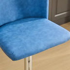 Tabourets de bar (lot de 2), chaises de bar rembourrées pivotantes à 360°, tabourets de bar modernes avec dossier capitonné intégral, tabouret réglable en hauteur