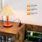 Meuble de support pour tourne-disque VINGLI avec rangement pour vinyles, support pour disques vinyles jusqu'à 350 albums, table pour tourne-disque avec station de charge LED