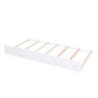 Lit de jour double avec lit gigogne et tiroirs, cadre de canapé-lit double avec accoudoirs de rangement et station de charge pour chambre à coucher et salon