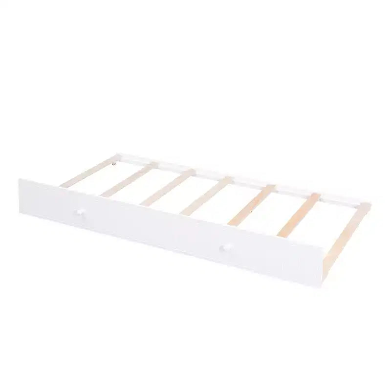 Lit de jour double avec lit gigogne et tiroirs, cadre de canapé-lit double avec accoudoirs de rangement et station de charge pour chambre à coucher et salon