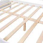 Lit de repos en bois massif, Cadre de lit de repos en bois pour chambre à coucher et salon