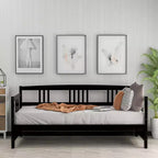 Lit de repos en bois massif, Cadre de lit de repos en bois pour chambre à coucher et salon