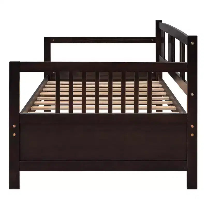 Lit de repos en bois massif, Cadre de lit de repos en bois pour chambre à coucher et salon
