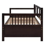Lit de repos en bois massif, Cadre de lit de repos en bois pour chambre à coucher et salon