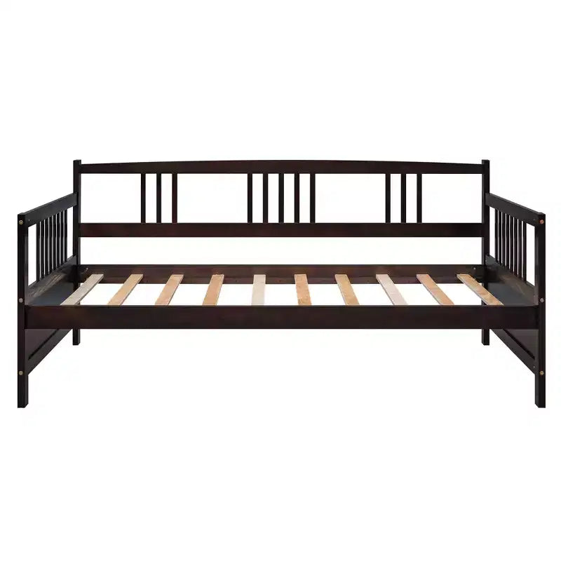 Lit de repos en bois massif, Cadre de lit de repos en bois pour chambre à coucher et salon