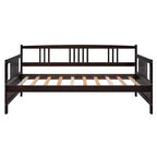 Lit de repos en bois massif, Cadre de lit de repos en bois pour chambre à coucher et salon