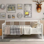 Lit de repos en bois massif, Cadre de lit de repos en bois pour chambre à coucher et salon