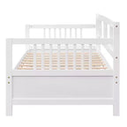 Lit de repos en bois massif, Cadre de lit de repos en bois pour chambre à coucher et salon