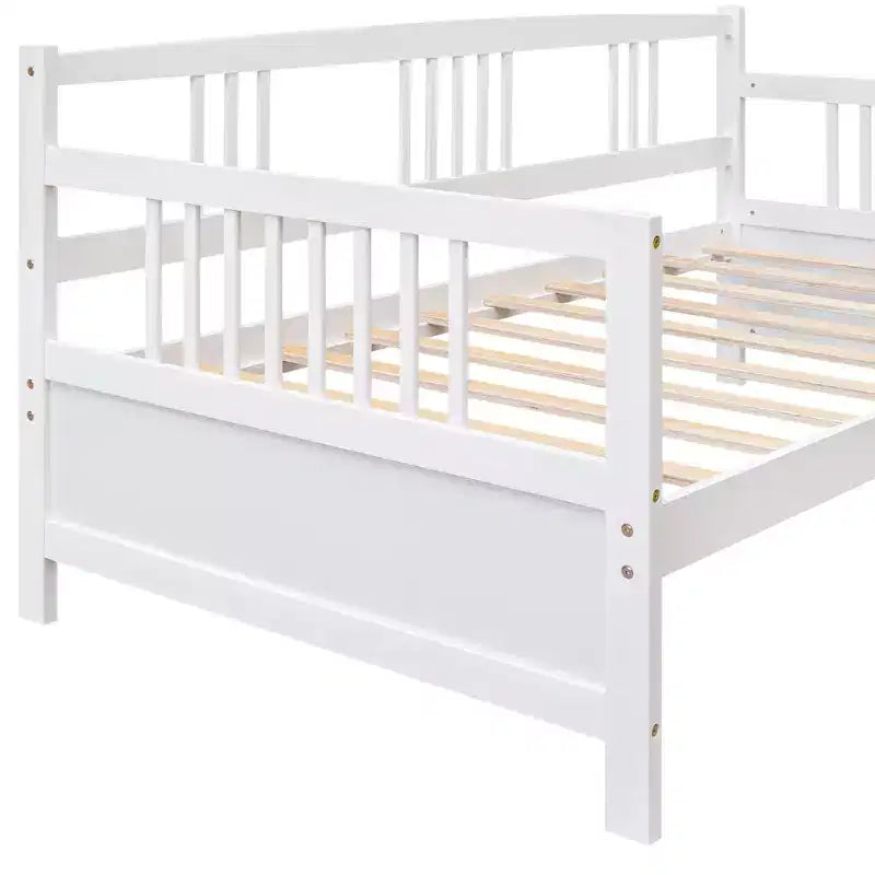Lit de repos en bois massif, Cadre de lit de repos en bois pour chambre à coucher et salon