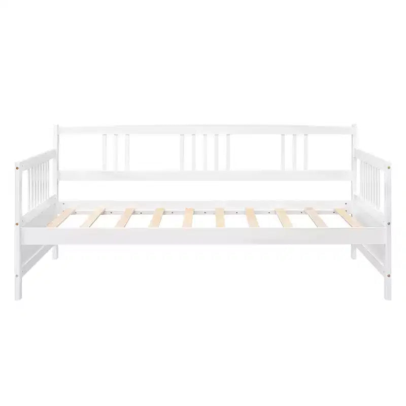 Lit de repos en bois massif, Cadre de lit de repos en bois pour chambre à coucher et salon