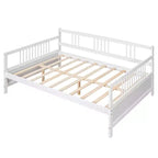 Lit de repos en bois massif, Cadre de lit de repos en bois pour chambre à coucher et salon