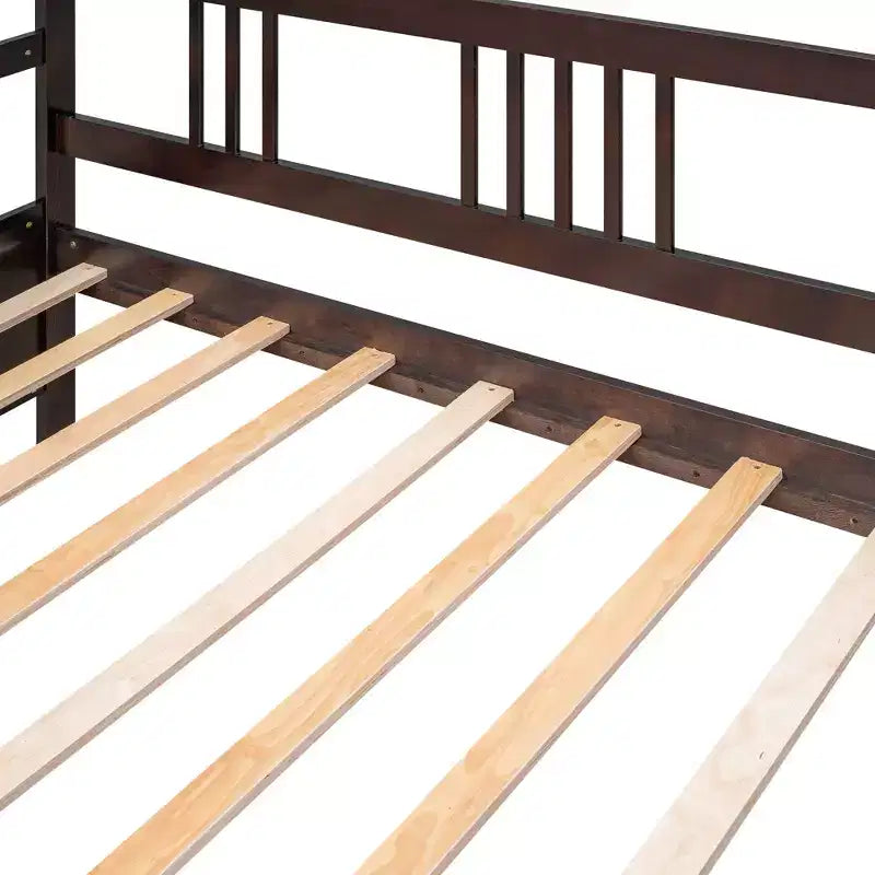 Lit de repos en bois massif, Cadre de lit de repos en bois pour chambre à coucher et salon