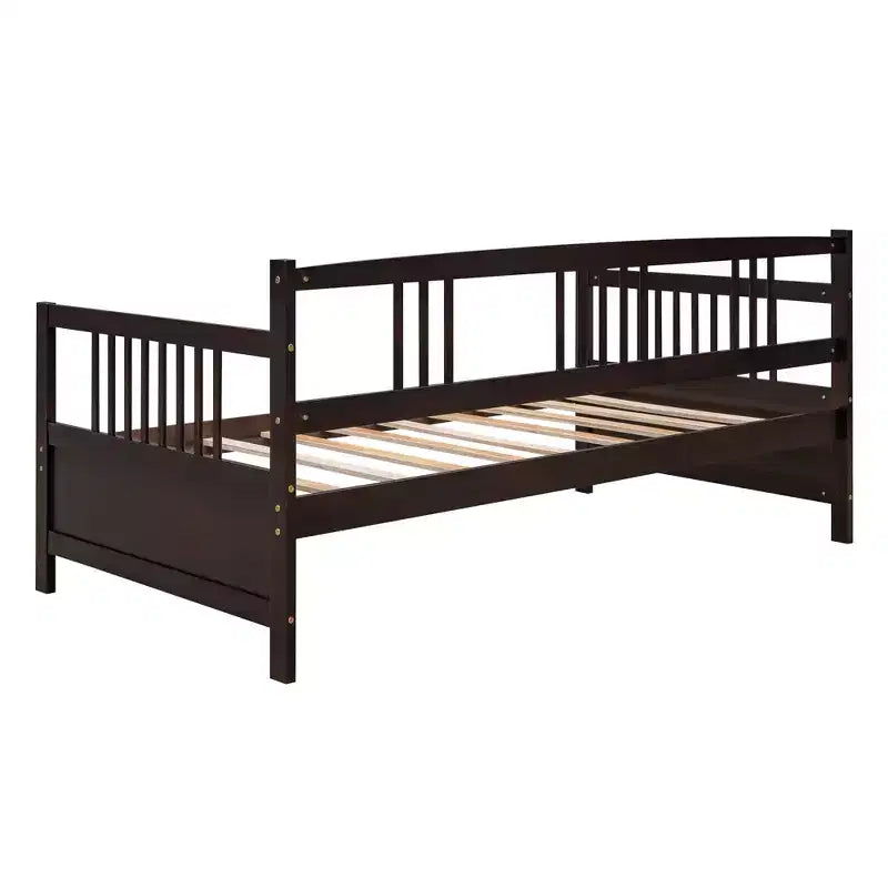 Lit de repos en bois massif, Cadre de lit de repos en bois pour chambre à coucher et salon