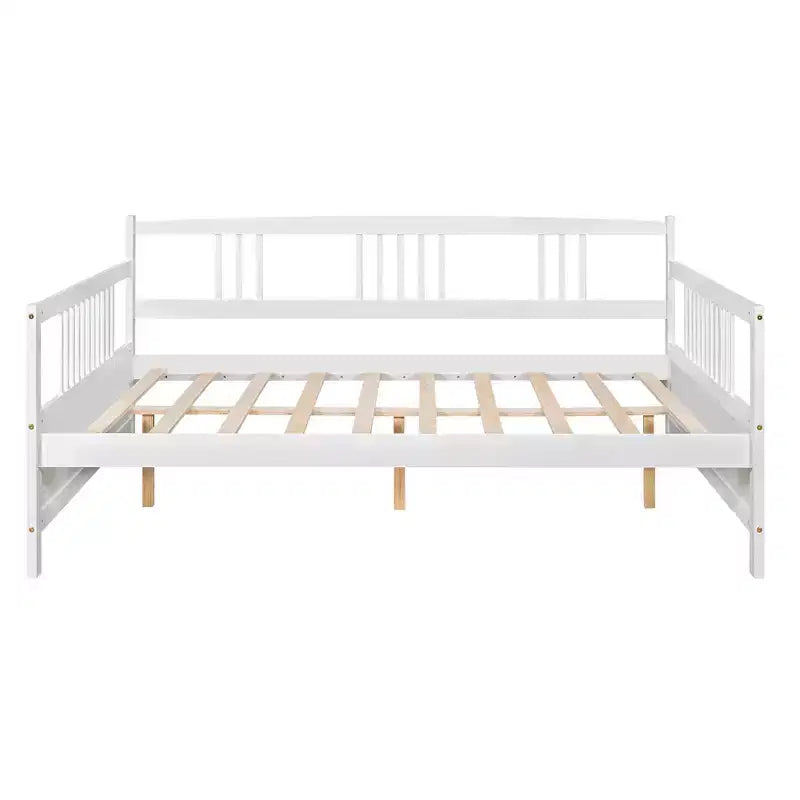 Lit de repos en bois massif, Cadre de lit de repos en bois pour chambre à coucher et salon