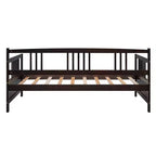 Lit de repos en bois massif, Cadre de lit de repos en bois pour chambre à coucher et salon