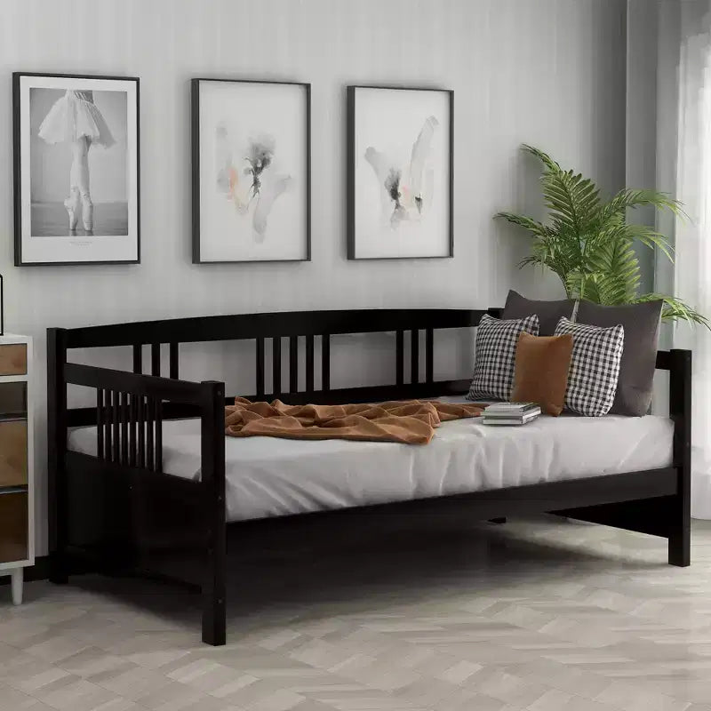 Solid Wood Daybed, Wooden Daybed Frame for Bedroom Living Room Bedroom