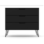 Rockefeller 35 Dresser in Black (3-Drawer)