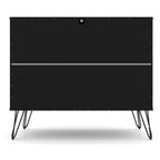 Commode Rockefeller 35 noire (3 tiroirs)